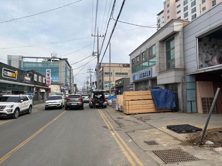 10.삽교로(중앙로) 현황 도로 전경