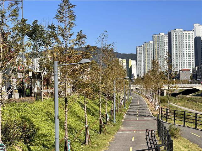 청주시, 20ha 구간 도시바람길숲 조성 2차년도 사업 착공.