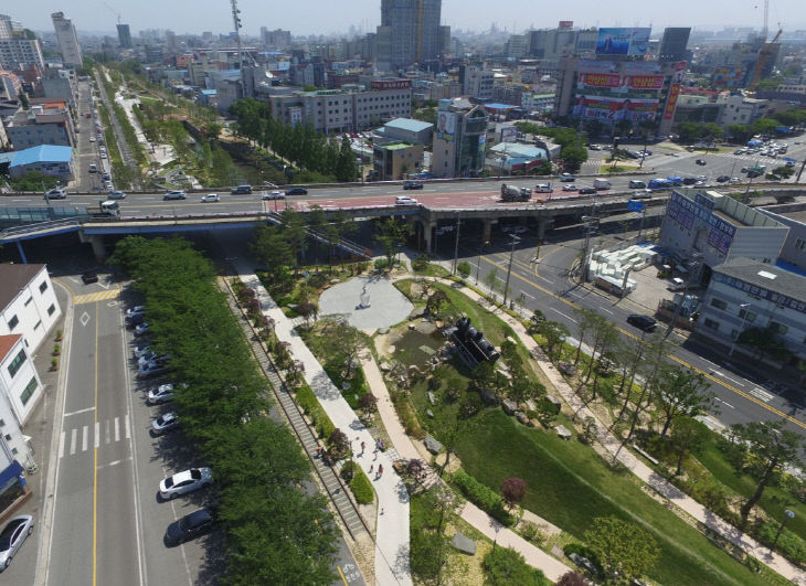 ②경북도시숲전경(포항철길숲)