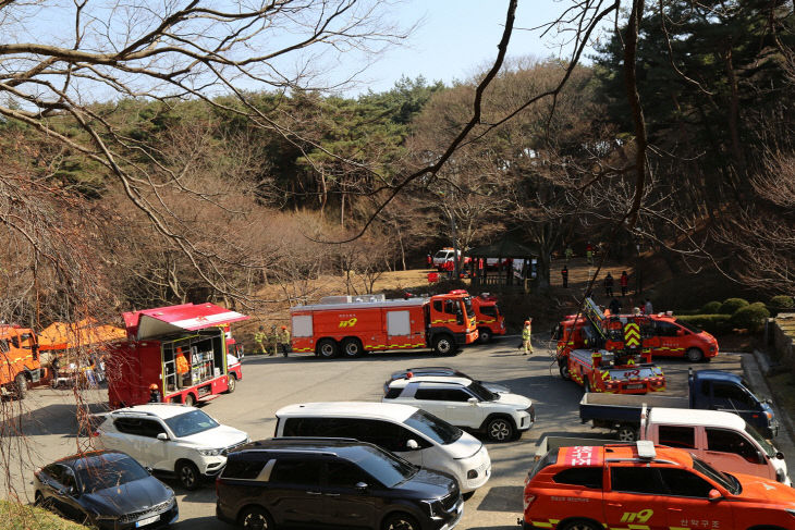 합동 산불진화훈련