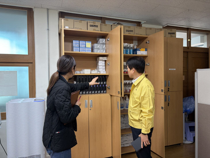 (음성교육지원청)감염병 예방 대응 및 방역물품 점검(2)