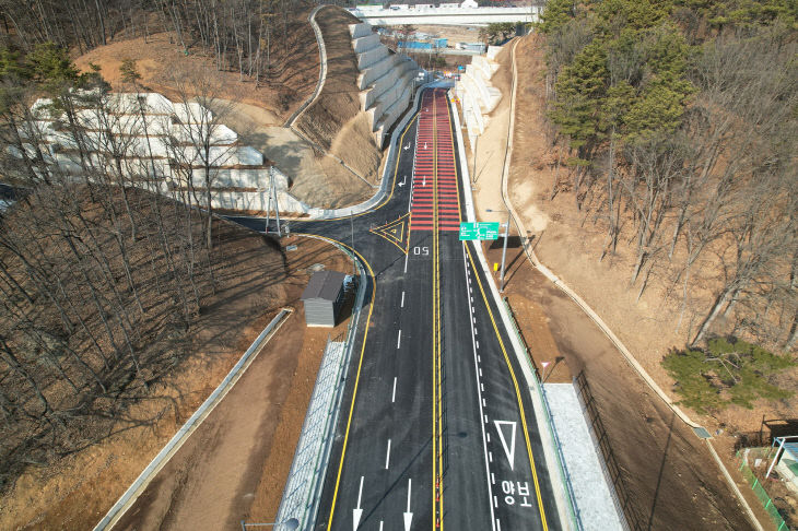 벤처밸리산단_진입도로_현장사진(산업입지과)