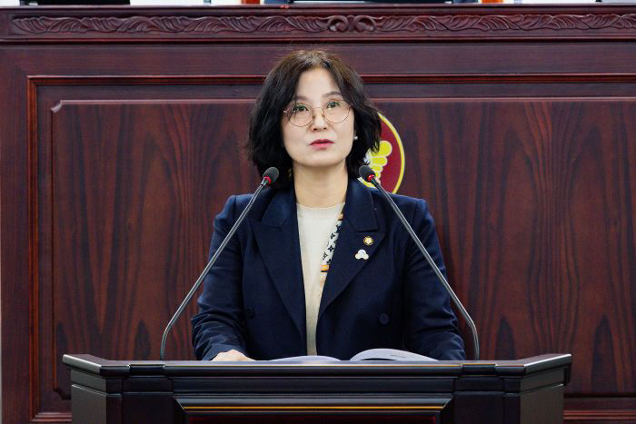 4.배현경 의원 5분발언 모습