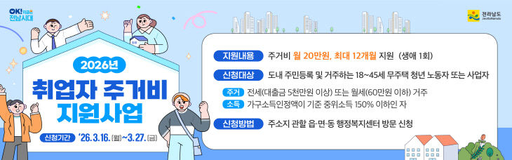 취업자 주거비 지원사업 홍보물 (1)