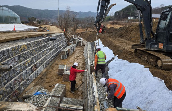 청양 하천 수해 복구