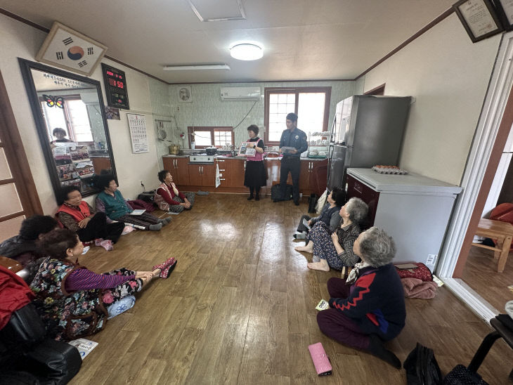 서천서가 운영한 고령층 대상 범죄예방교육