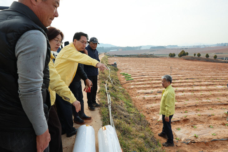 주민 숙원 해결·김치산업 기반 강화 현장행정(2)