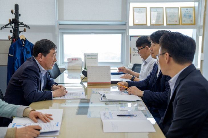 이재영증평군수 행안부 지용구 교부세과장 면담 2