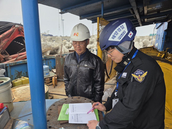 , 해상공사 현장 해양오염사고 예방 점검 실시-1