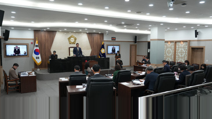 괴산군의회 349회 임시회 개회