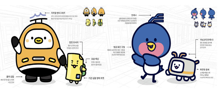 왼쪽은 첫 번째 후보 ‘휴댕이’