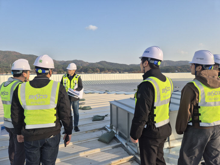 =스포원 실내체육관 천장부 점검