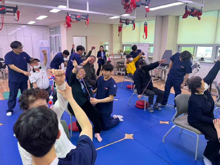 대원대학교 물리치료학과 보건소 봉사