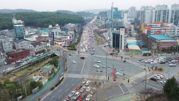 개양오거리~새벼리간 도로 개선