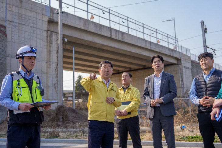 이재영 증평군수 해빙기 취약시설 안전점검 2