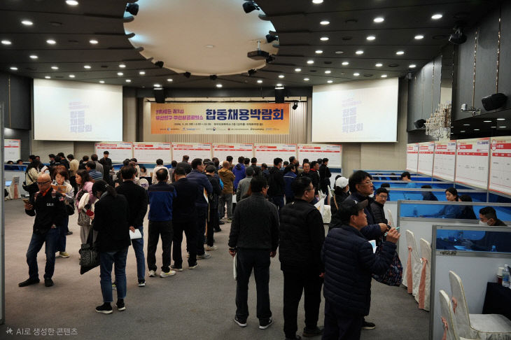 채용박람회 사진 1