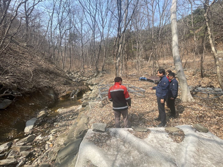 불법 점용시설 점검