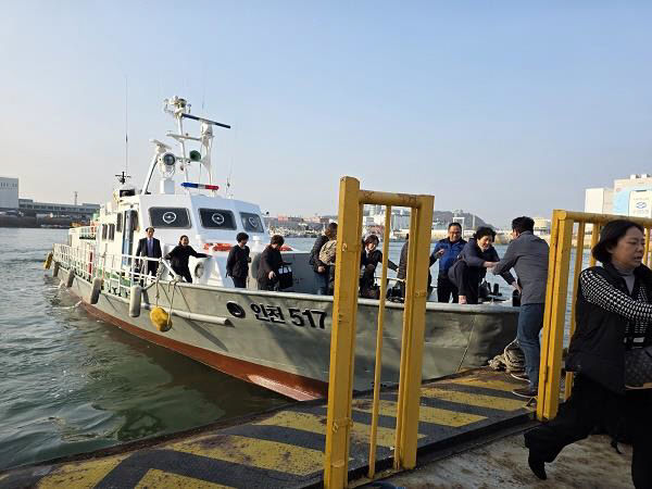 참석 연평면 주민 이동 지원)