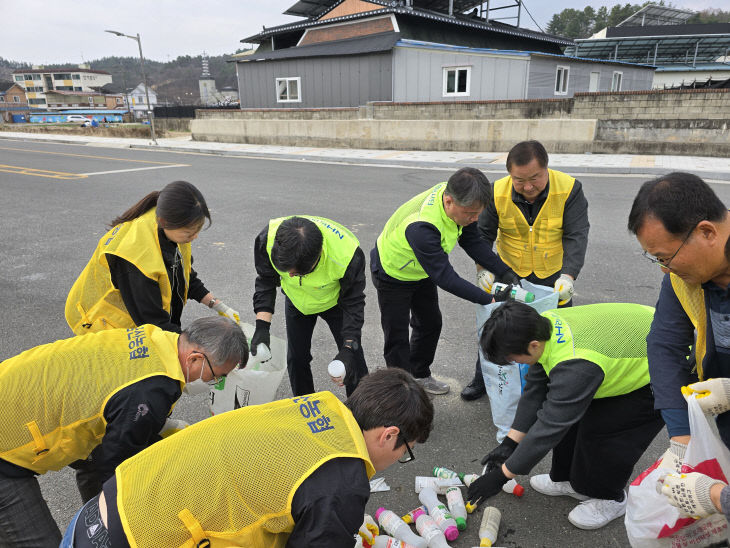 금산농협, 영농폐기물 수거