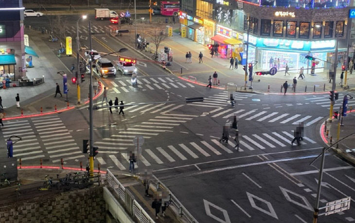 시범설치_야당역 인근 교차로