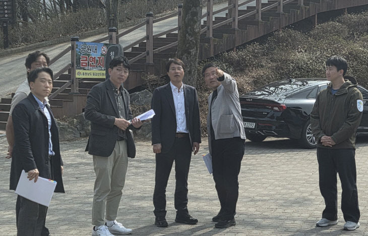 전상욱 청양 부군수 현장 점검