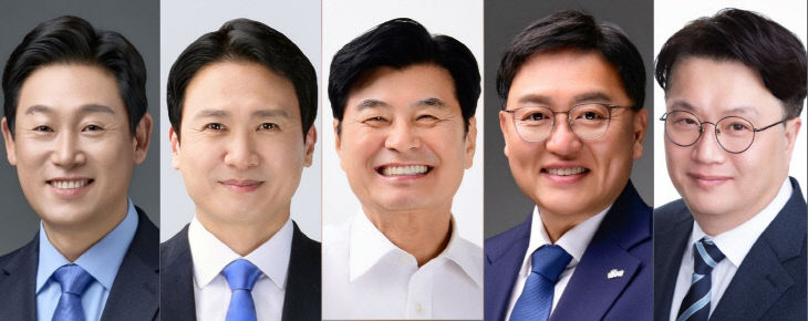 민주당 시장 5인