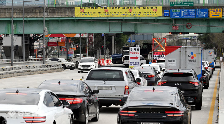 20260331-원촌육교 공사에 교통 마비