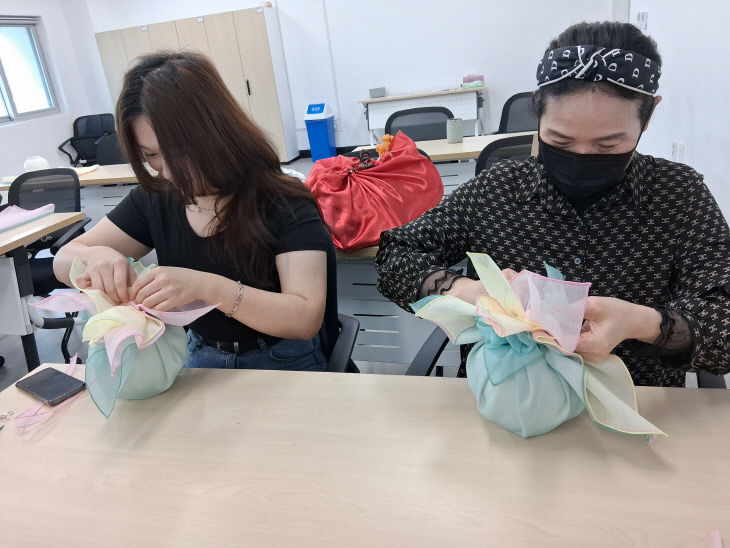 술교육 보자기전통공예전문가 과정 수료식 실시2