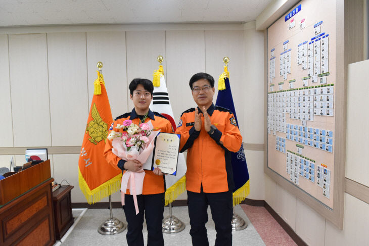 (20260402)부여소방서, 1분기 우수 소방공무원 표창장 수여