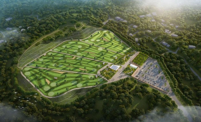 파크골프장 조감도