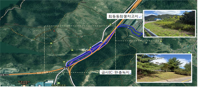 금정구 금사나들목(IC)일원 기후대응 도시숲 조성 대상지