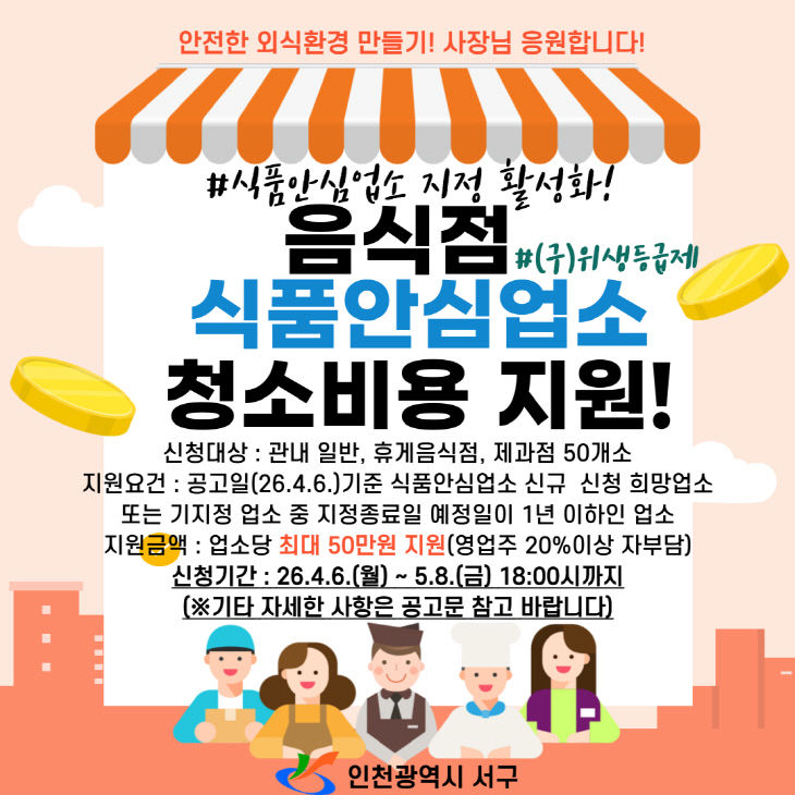 .. 안심 외식 환경 조성 기대