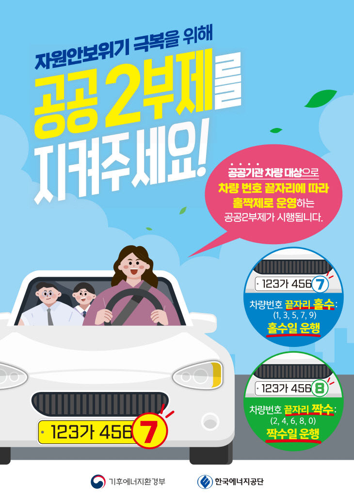 청주시, 8일부터 차량 2부제·공영주차장 5부제 전격 시행.