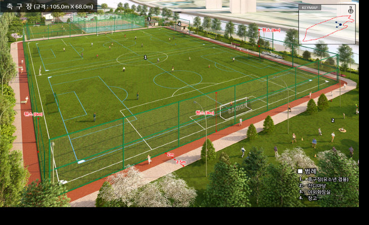 '생극 소규모 생활체육공원' 조감도.(사진=음성군 제공)