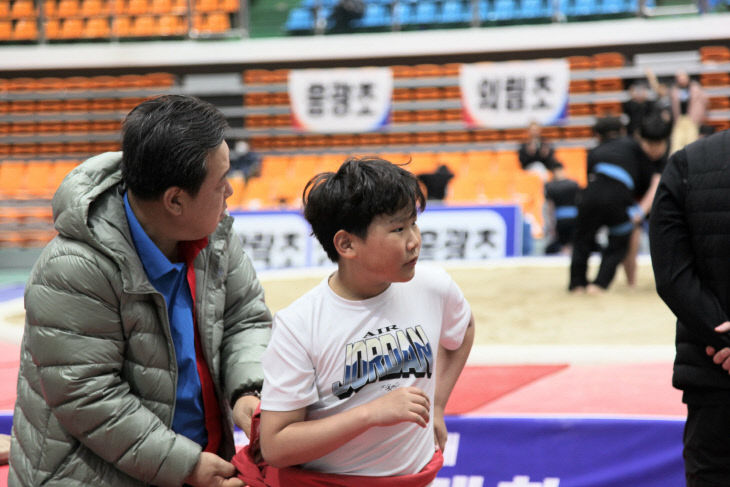 유소년 씨름대회 사진