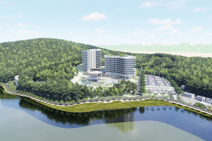 탑정호복합문화 휴양단지 조감도