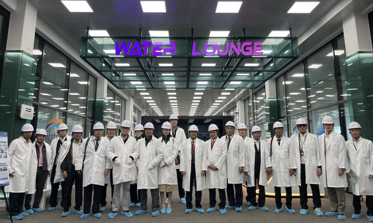 [사진] 2. 켄동 JSC 관계자 화성 AI 정수장 견학