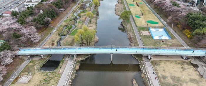 도로과-황새울보도교 전경사진