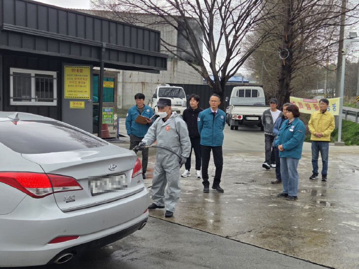 송무경 부시장 거점 세척 소독시설 현장 점검 (1)