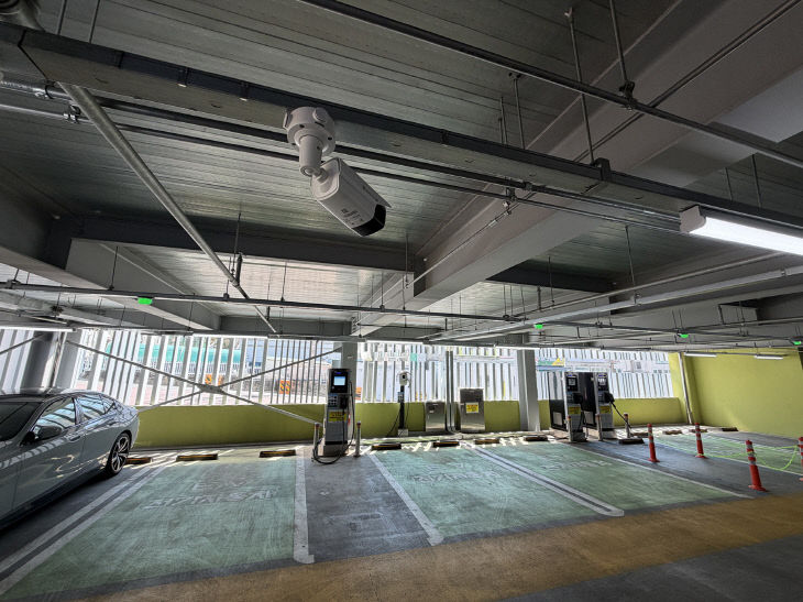 루원시티2 공영주차장 전기차 화재 감지 시스템 도