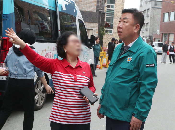 청주시, 봉명동 상가 폭발사고 수습 박차.