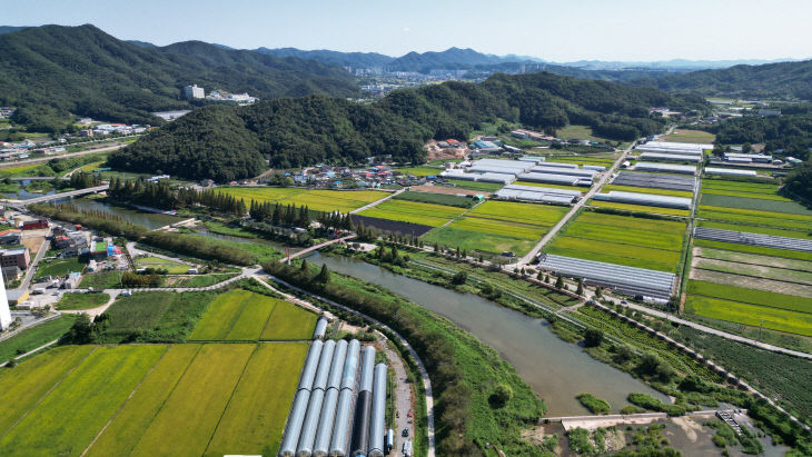 '응천공원 명소화 사업' 현장 사진.(사진=음성군 제공)
