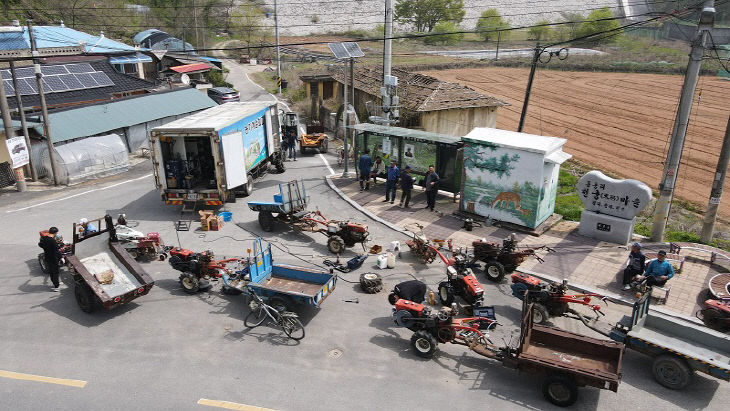 '찾아가는 농기계 순회수리 교육' 사진.(사진=음성군 제공)