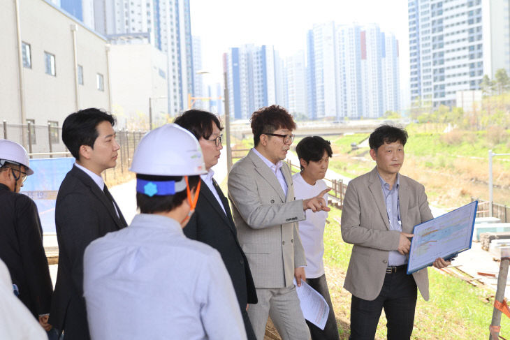 의시설 조성 현장 점검 나서)