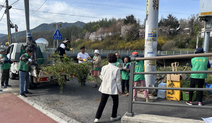감물면 새마을회, 마을 정원 조성 사업 (1)