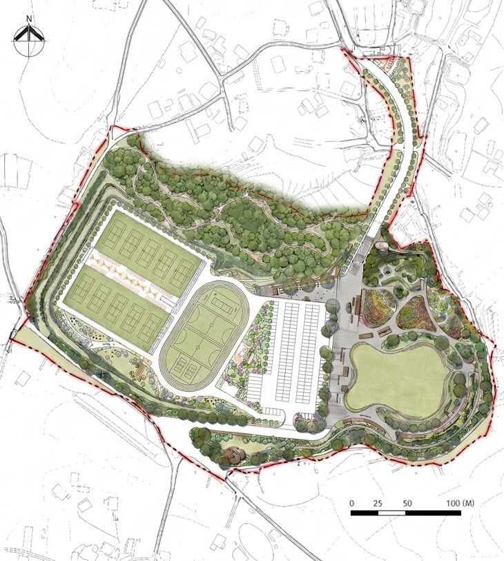 논산 다목적 체육공원 조감도