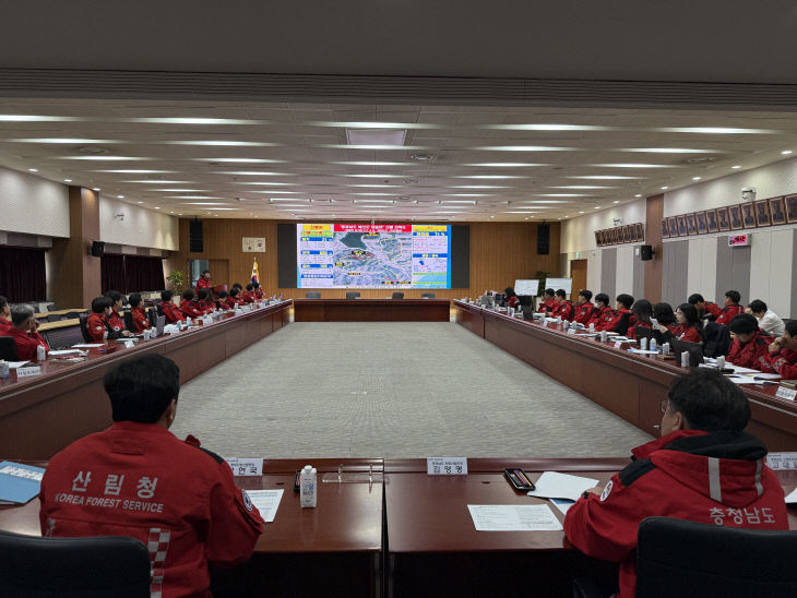 산불현장 통합지휘본부 실무 합동훈련_1