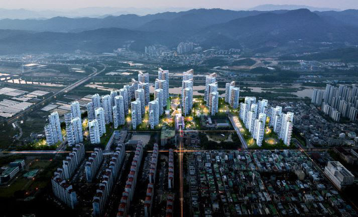 엑스포아파트 조감도