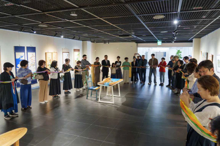 증평군 독서왕김득신문학관 '한국미술협회 증평지부전'개막식 2