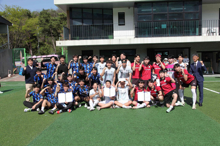 고등부 1,2,3위 단체사진